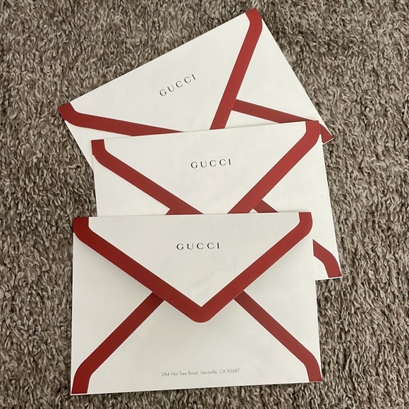 Gucci flora collection Stationary envelopes Set of #3 - Picture 2 of 6